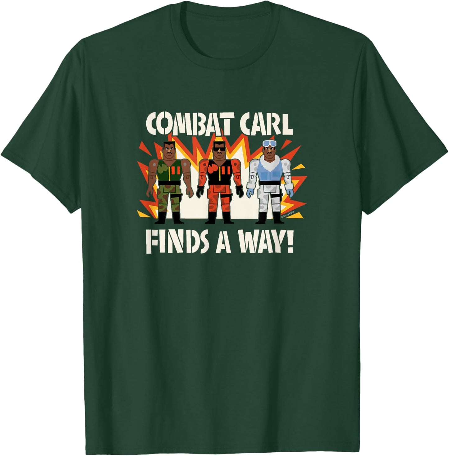 Toy Story - Combat Carl Finds A Way! T-Shirt - T-Shirt | Forest