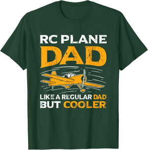 RC Pilot Dad Model Airplane Pilot Model Flight Rc Airplane T-Shirt - T-Shirt | Forest