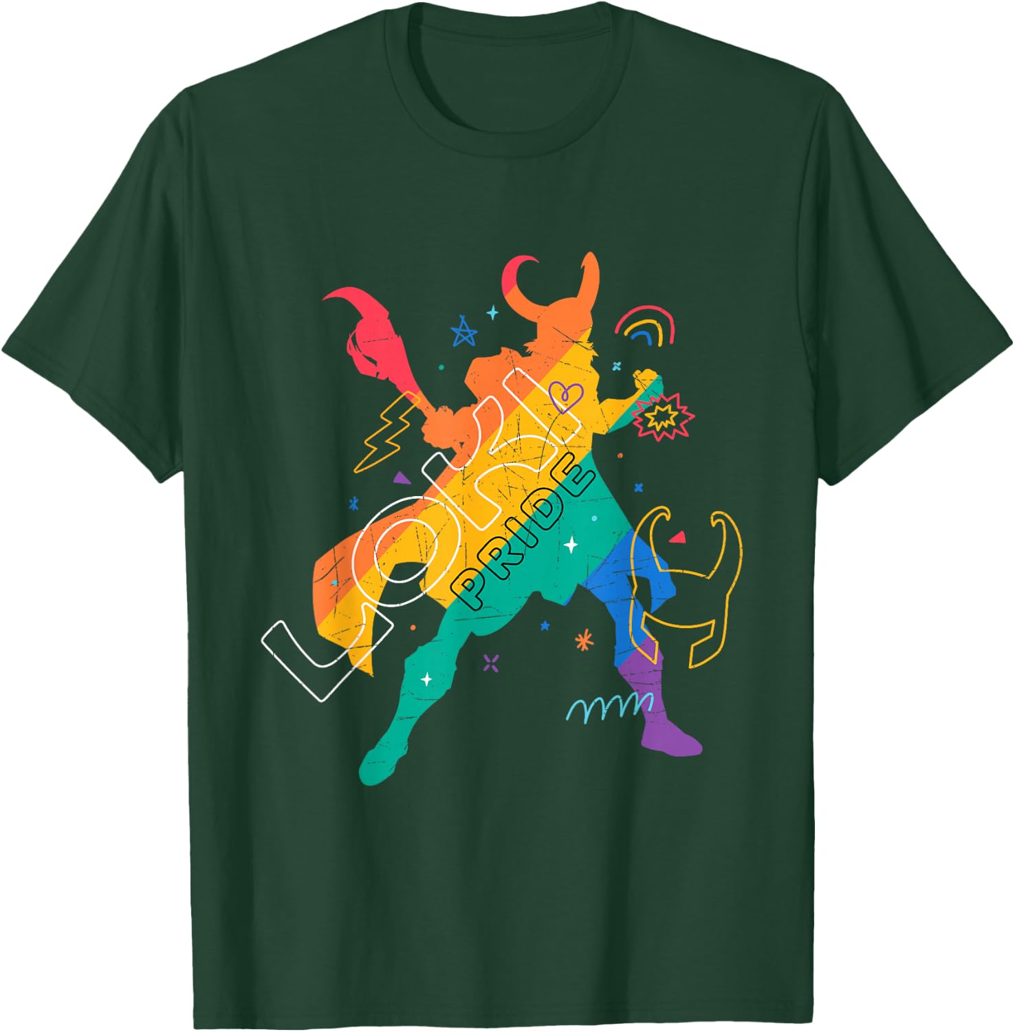 Marvel Loki Pride T-Shirt - T-Shirt | Forest