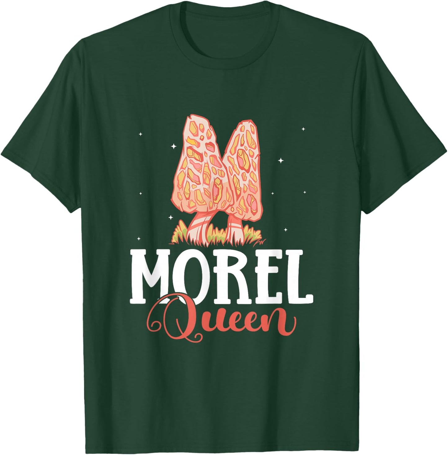 Morel Queen Mushroom Hunting T-Shirt - T-Shirt | Forest