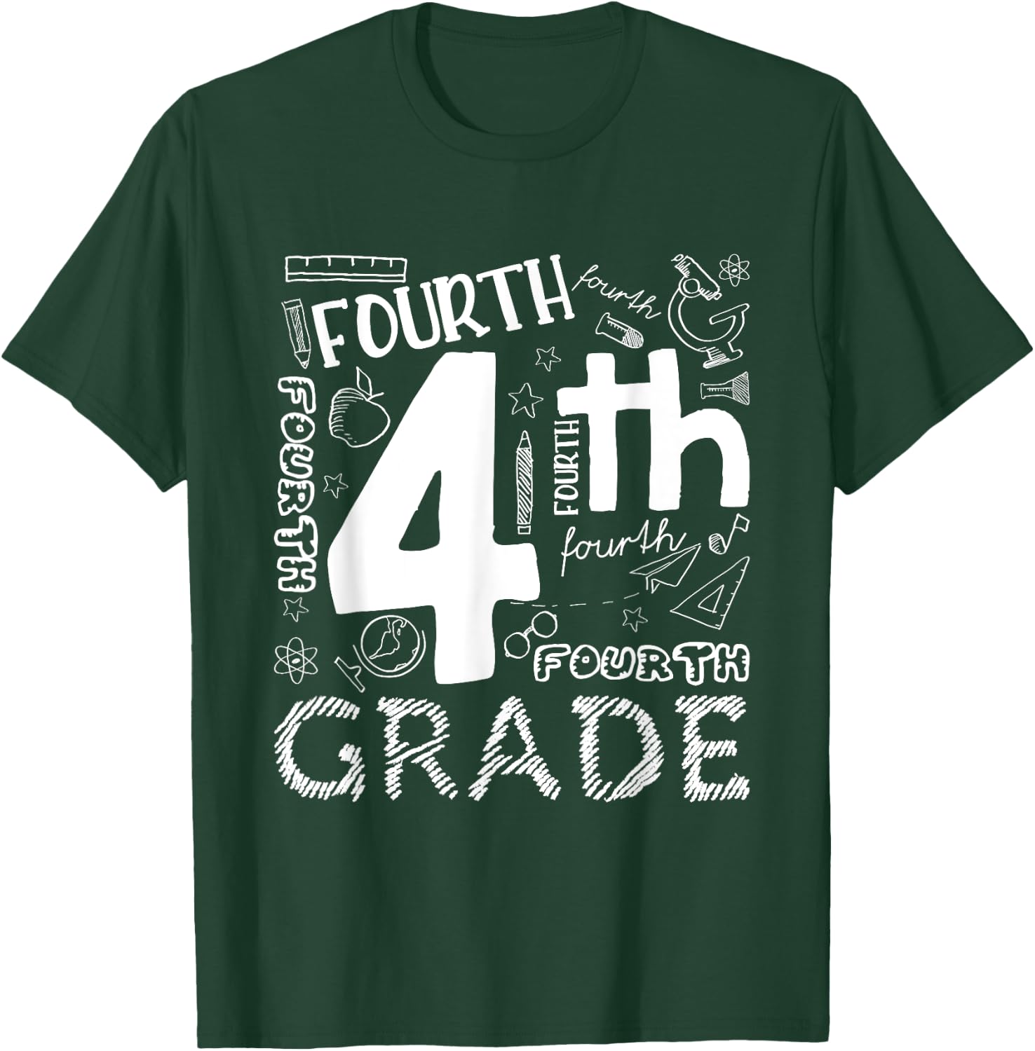Hello 4th Grade Teacher Boys and Team Fourth Grade Girls T-Shirt - T-Shirt | Forest