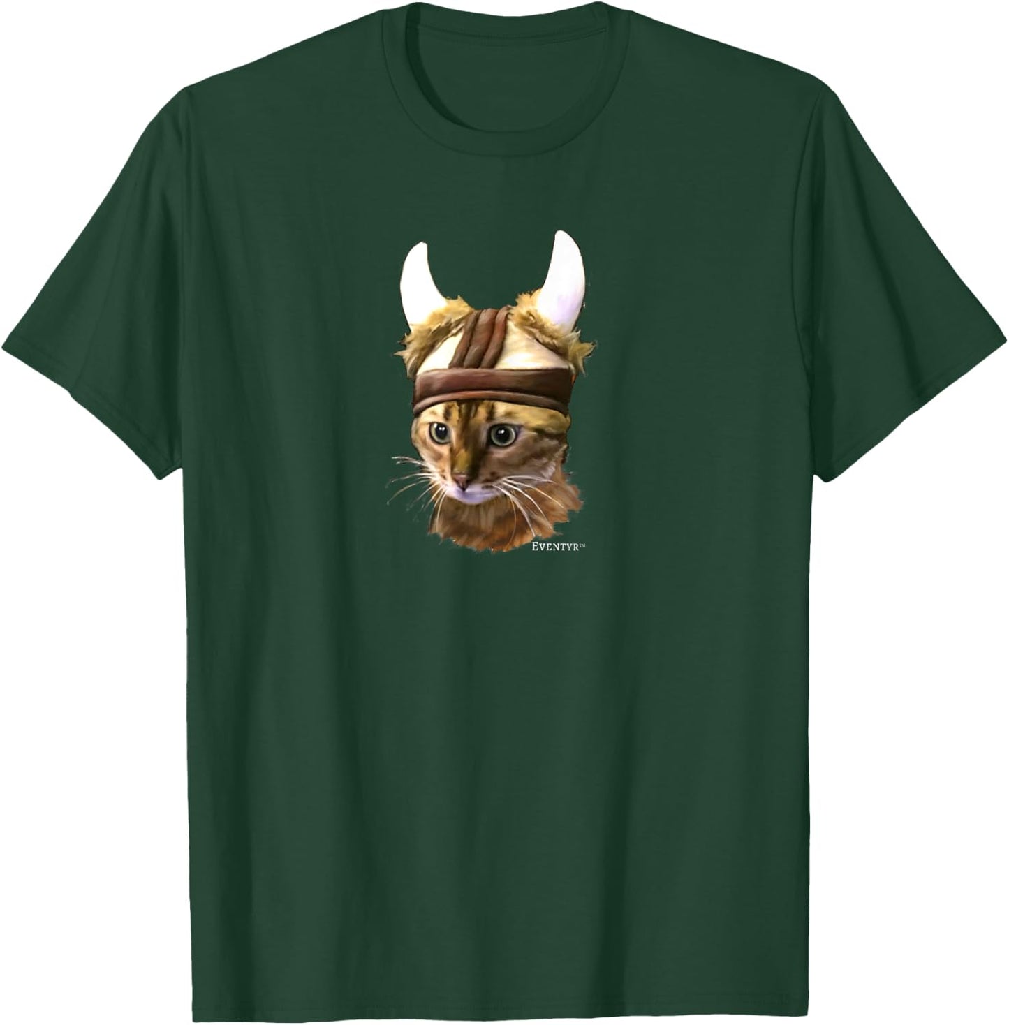 Eventyr Original Viking Cat Norwegian Gift Men Women Kids T-Shirt - T-Shirt | Forest