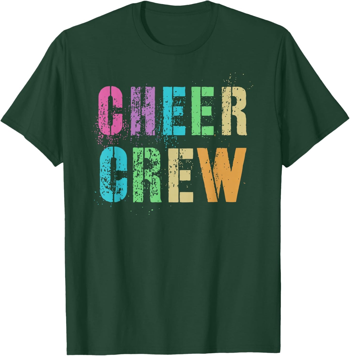 CHEER CREW Cheerleading Team Cheerleader Squad T-Shirt - T-Shirt | Forest