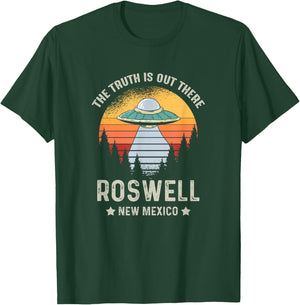 Truth Is Out There Roswell New Mexico Alien Abduction UFO T-Shirt - T-Shirt | Forest