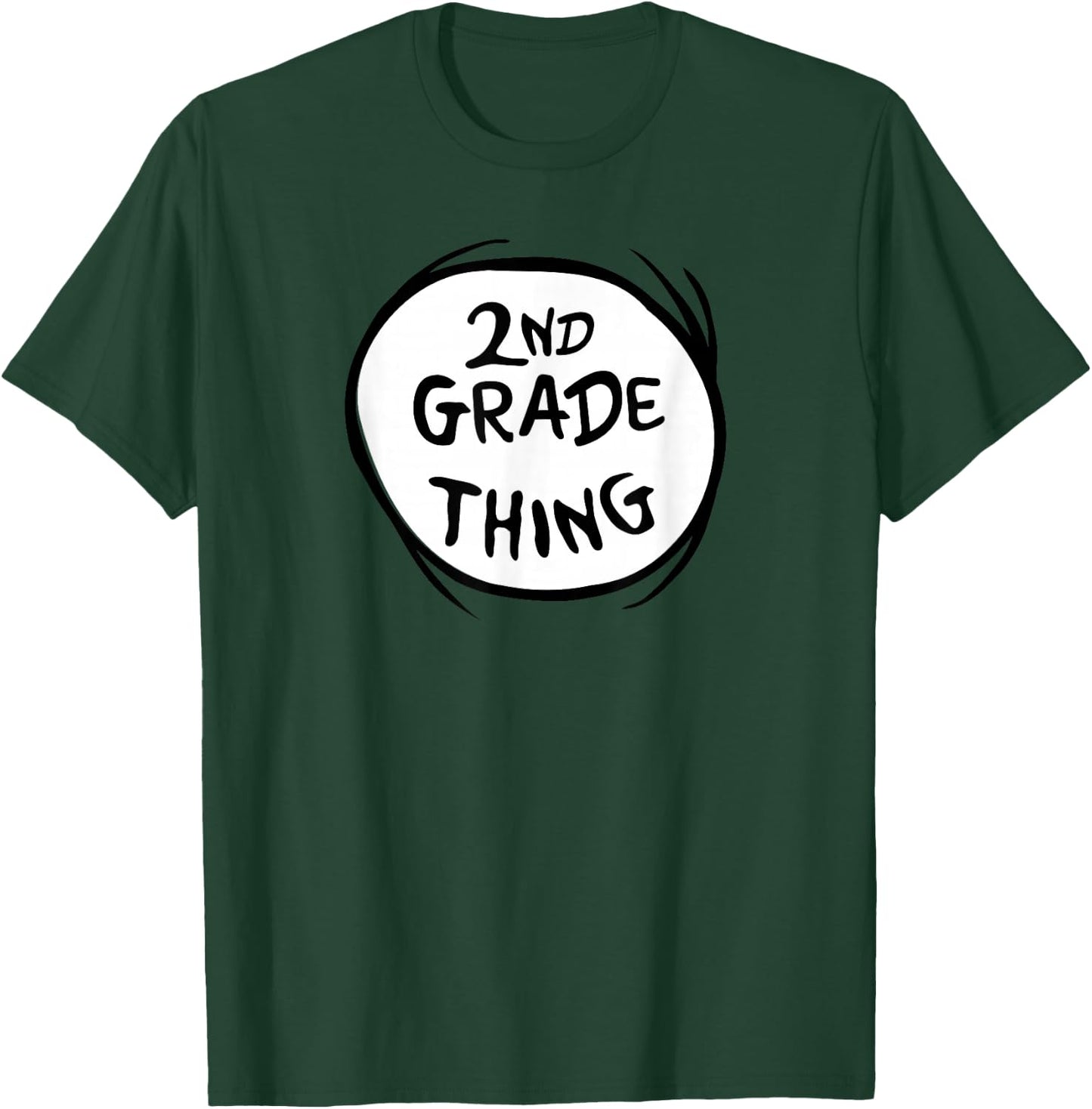 Dr. Seuss 2nd Grade Thing T-Shirt - T-Shirt | Forest
