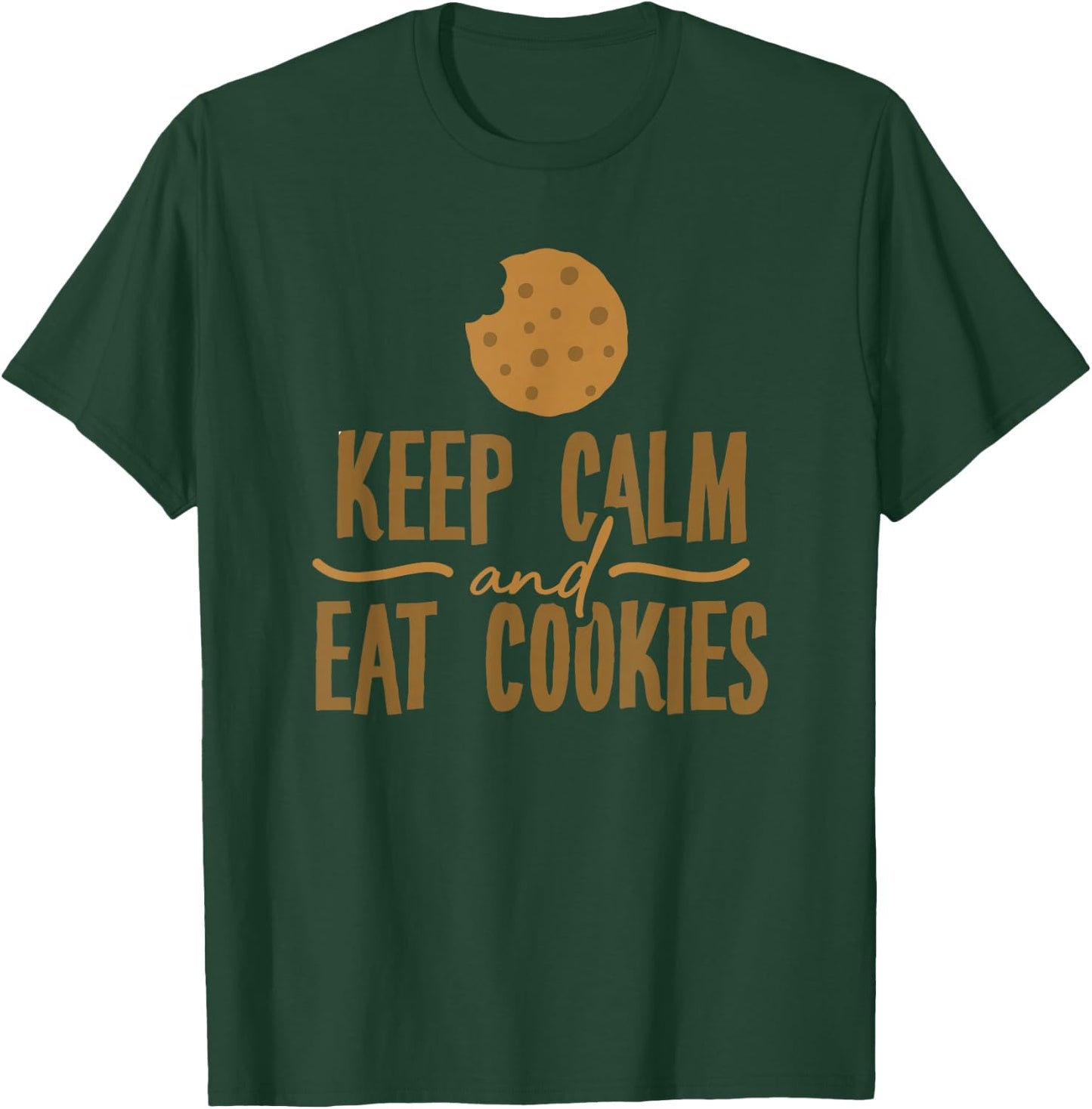 SHIRTSIDE Cookie Lover - Women's Black Cookie-Themed - Small - Classic Fit - Short Sleeve T-Shirt - T-Shirt | Forest