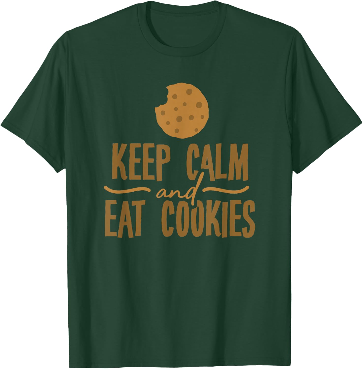 SHIRTSIDE Cookie Lover - Women's Black Cookie-Themed - Small - Classic Fit - Short Sleeve T-Shirt - T-Shirt | Forest