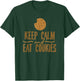 SHIRTSIDE Cookie Lover - Women's Black Cookie-Themed - Small - Classic Fit - Short Sleeve T-Shirt - T-Shirt | Forest