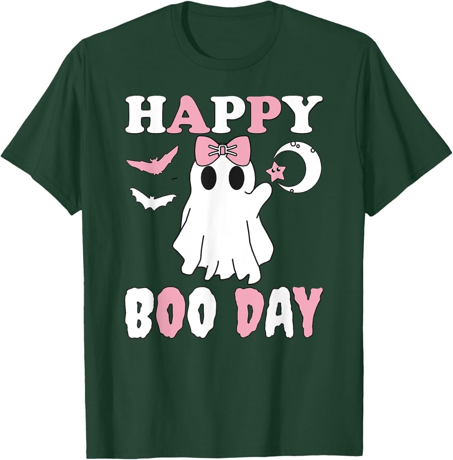 Happy Boo Day Girls Birthday T-Shirt - T-Shirt | Forest