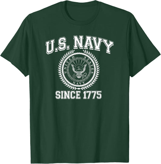 U.S. Navy Since 1775 T-Shirt - T-Shirt | Forest