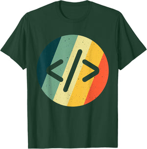 Cool Web Developer Art Women HTML Programmer Lovers T-Shirt - T-Shirt | Forest