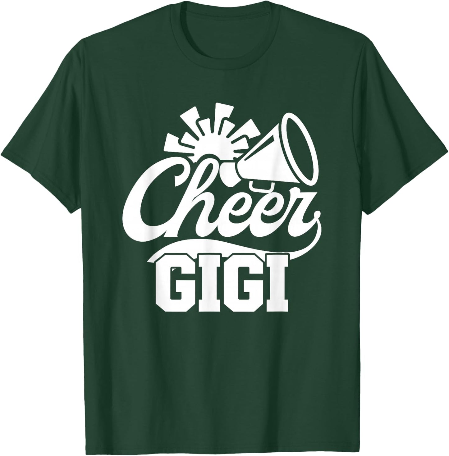 Cheer Gigi Cheerleading Gigi Grandma Of A Cheerleader Gigi T-Shirt - T-Shirt | Forest