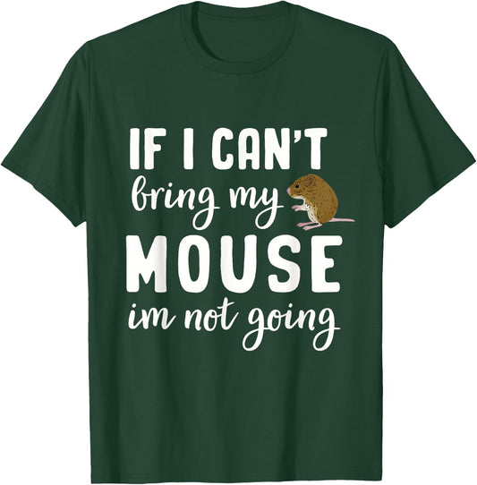 Mouse Gifts For Kids Maus Rodent Ratón Mouse Lovers Gerbil T-Shirt - T-Shirt | Forest