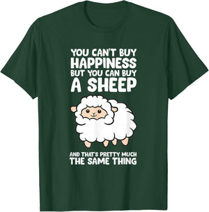 You Can't Buy Happiness But You Can Buy A Sheep T-Shirt - T-Shirt | Forest