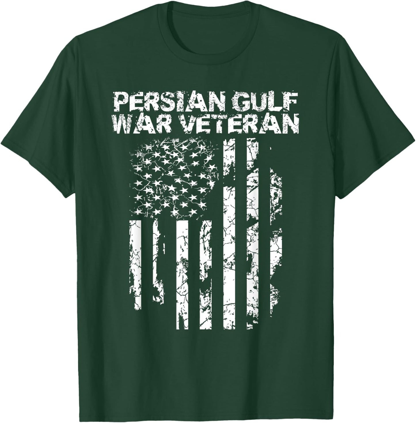 Military Co. Persian Gulf War Veteran - Black, Adult, Men, Short Sleeve, Classic Fit, , Small T-Shirt - T-Shirt | Forest