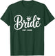 Bride EST 2026 T-Shirt - T-Shirt | Forest
