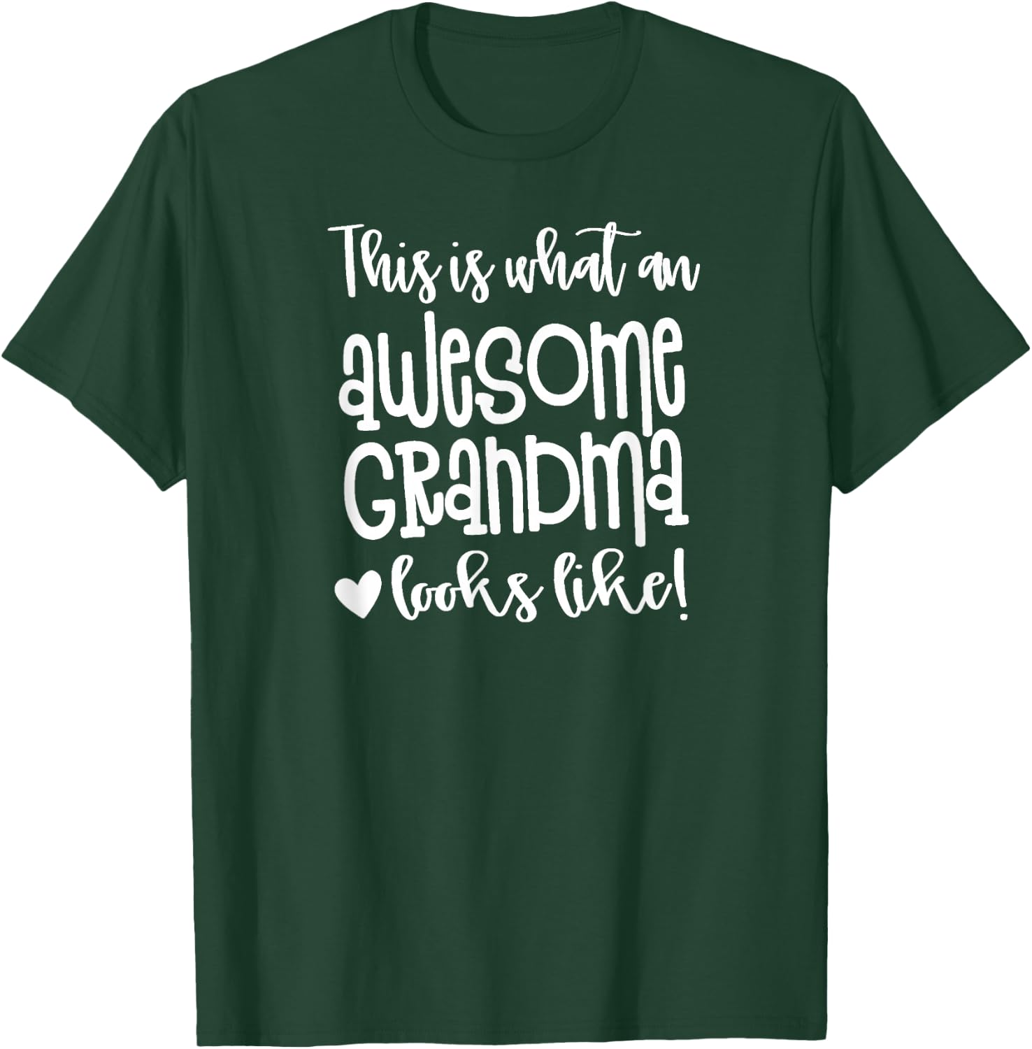 Awesome Grandma - Great Gift Grandmas, Nanas, and More T-Shirt - T-Shirt | Forest
