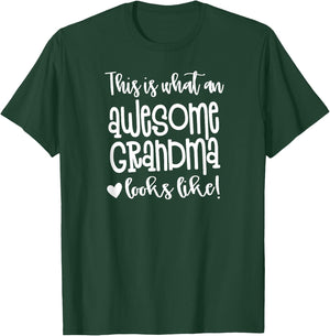 Awesome Grandma - Great Gift Grandmas, Nanas, and More T-Shirt - T-Shirt | Forest