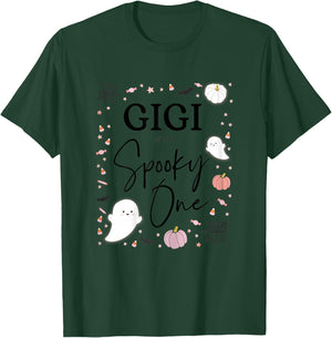 Gigi of the Spooky One Girl First Birthday Pink Halloween T-Shirt - T-Shirt | Forest