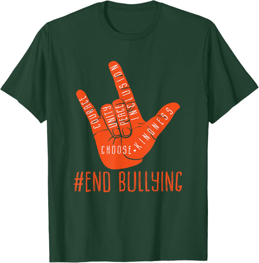 Unity Day Orange Kids 2022 Anti Bullying Love Sign Women T-Shirt - T-Shirt | Forest