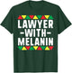 Black Lawyers Matter Lawyer With Melanin Attorney T-Shirt - T-Shirt | Forest