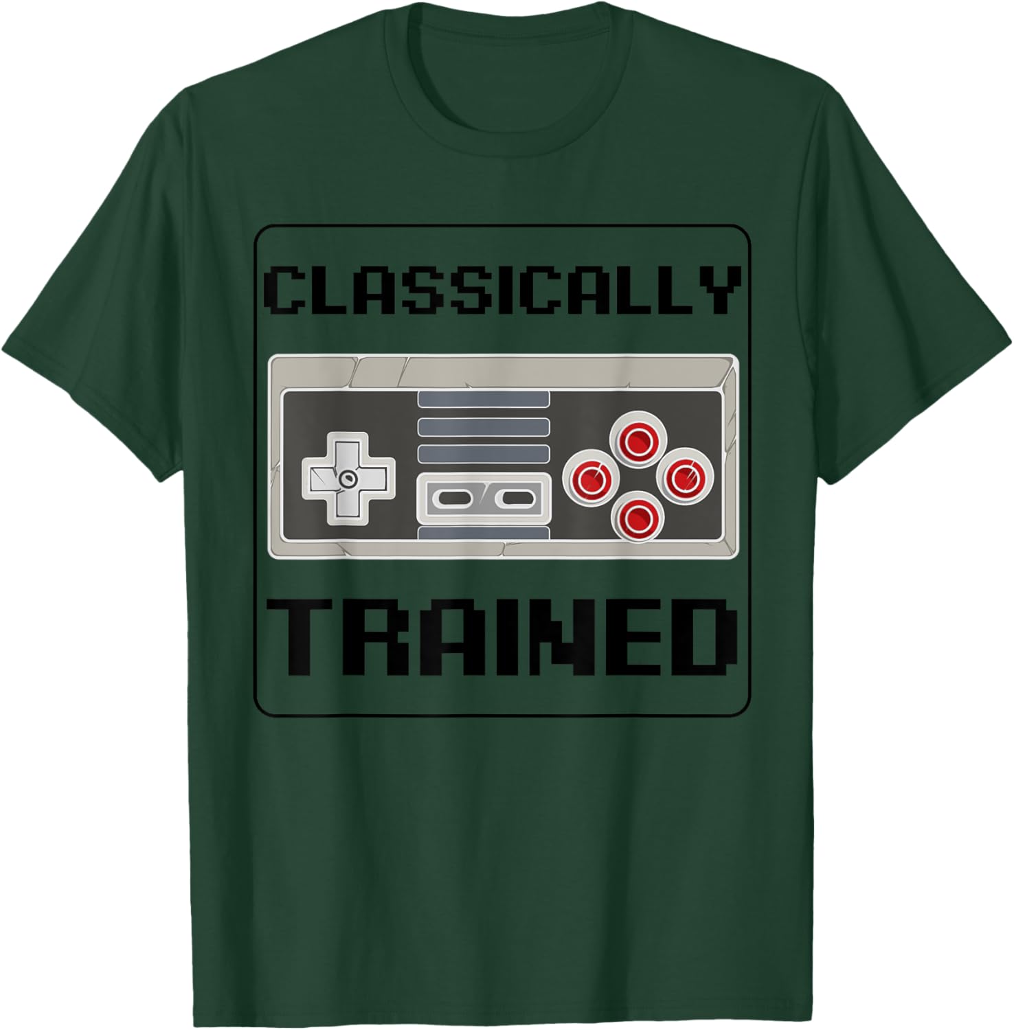 Funny Classically Trained Gift Cute Retro Gamers Men Women T-Shirt - T-Shirt | Forest