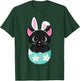 Cat Easter Day Bunny Ears Rabbit Easter Egg Kitten Cat Lover T-Shirt - T-Shirt | Forest