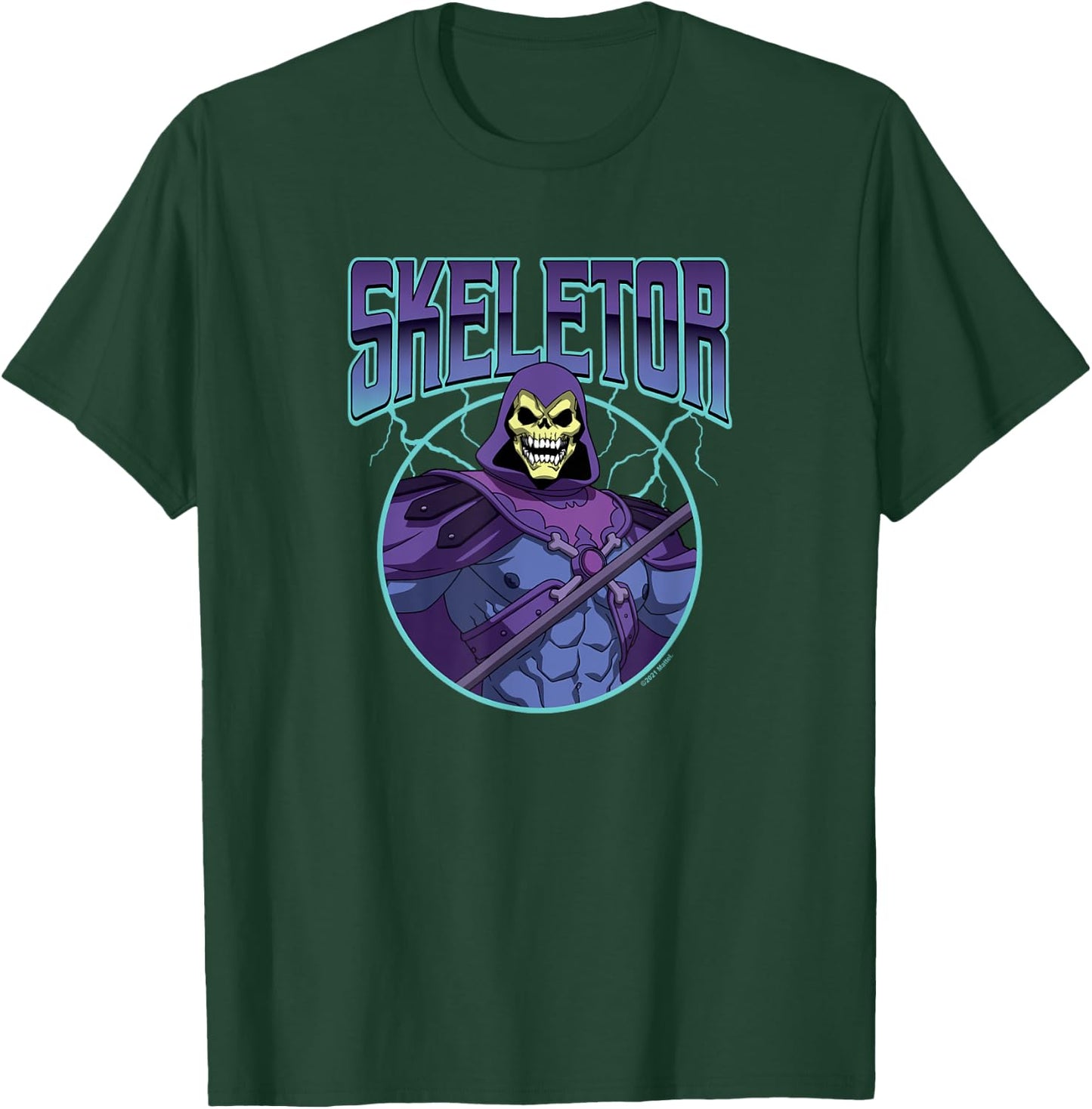 Masters Of The Universe Revelation - Skeletor Lighting Bolts T-Shirt - T-Shirt | Forest