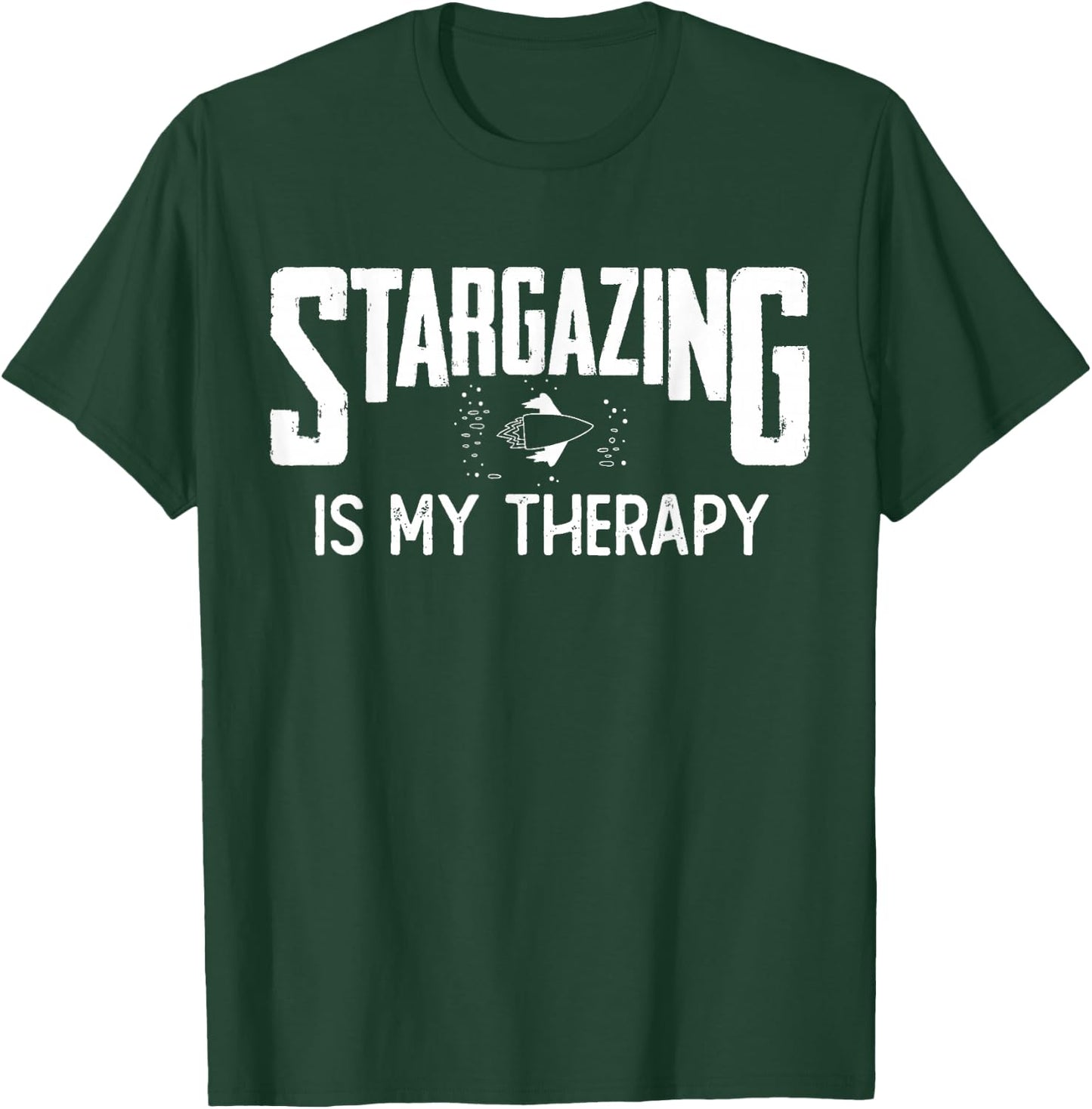 Stargazer Joke Astronomer Telescope Stargazing Astronomy T-Shirt - T-Shirt | Forest