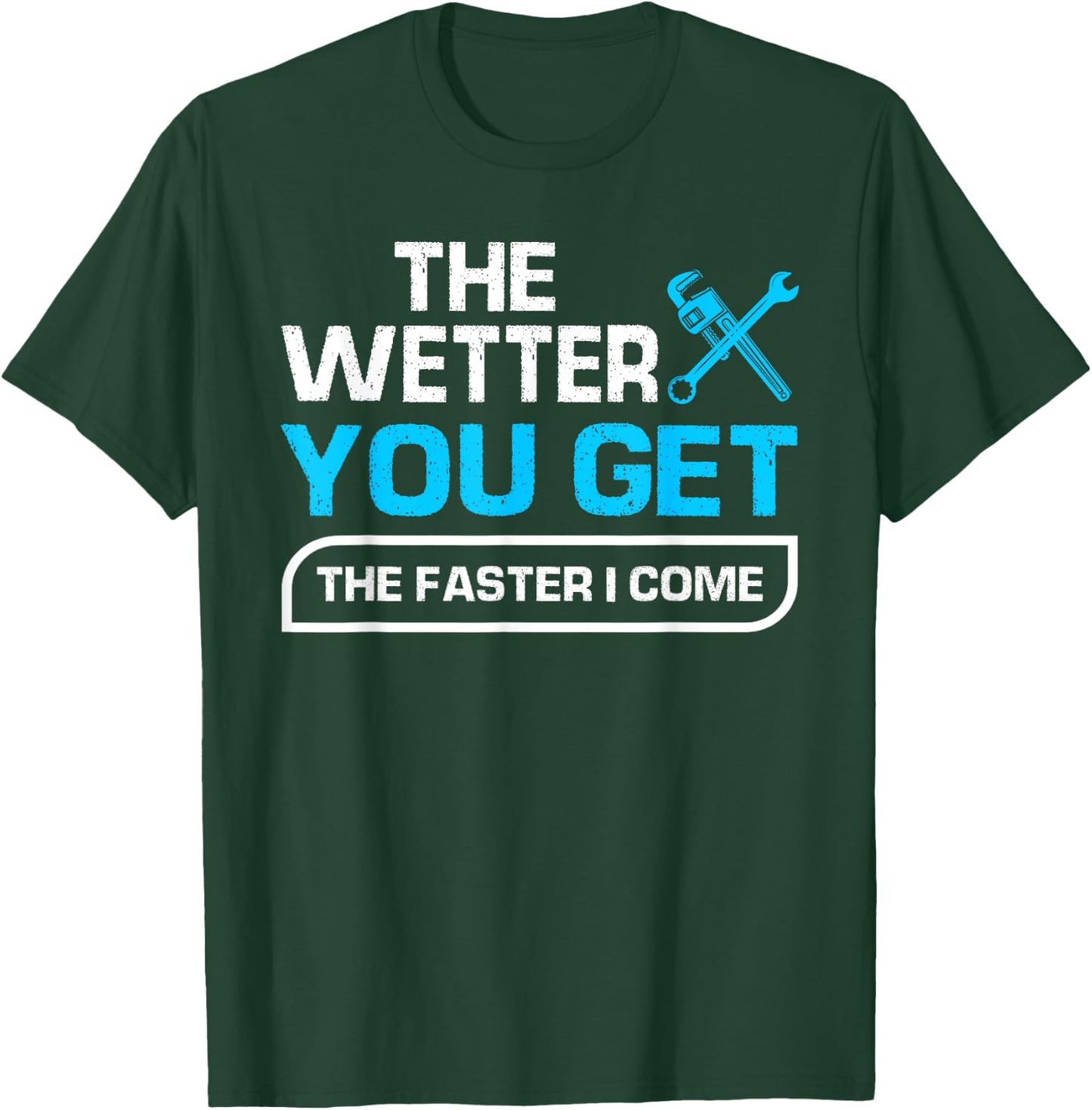 Funny Plumbing Graphic Design Plumber Dad Husband Men T-Shirt - T-Shirt | Forest