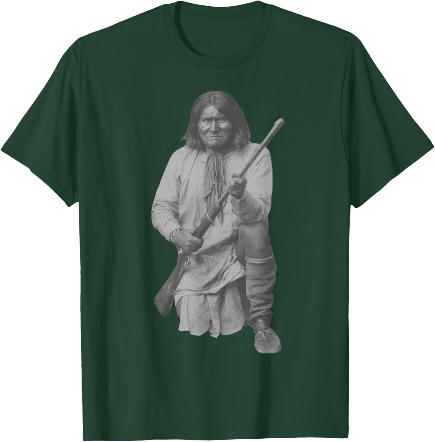 Geronimo Native American Indian Apache Warrior Hero Arizona T-Shirt - T-Shirt | Forest