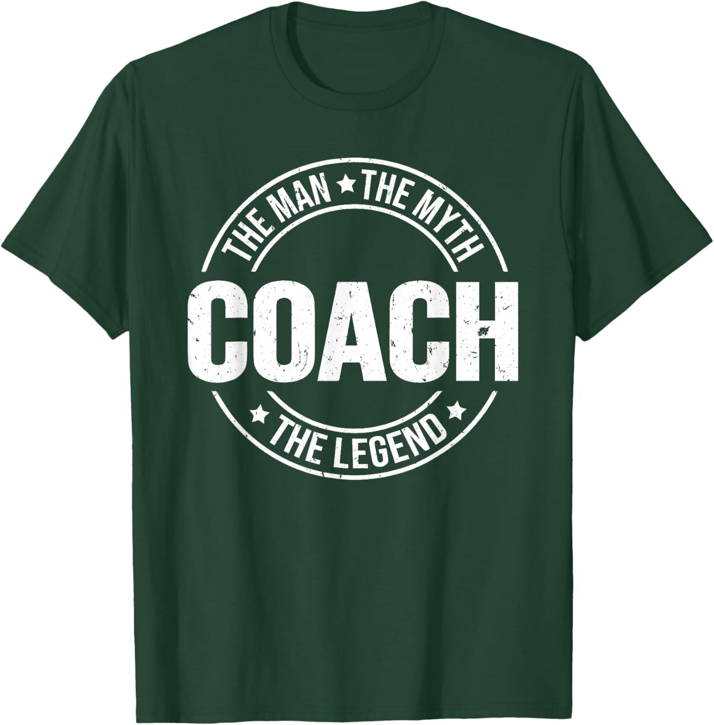Coach The Man The Myth The Legend Coaches Vintage T-Shirt - T-Shirt | Forest