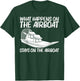 Cool Airboat Gift Women Airboat Racing Aircraft Boat T-Shirt - T-Shirt | Forest
