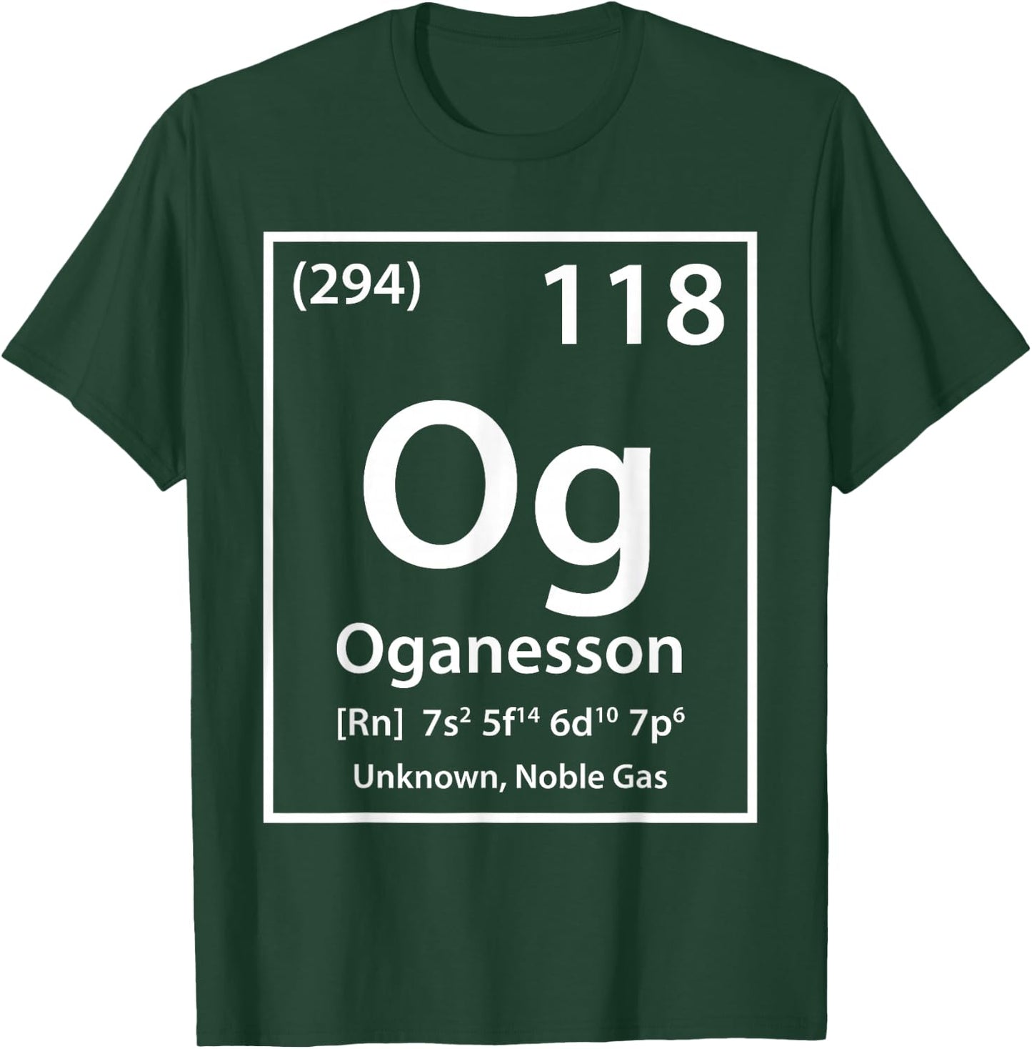 Oganesson Element (white) T-Shirt - T-Shirt | Forest