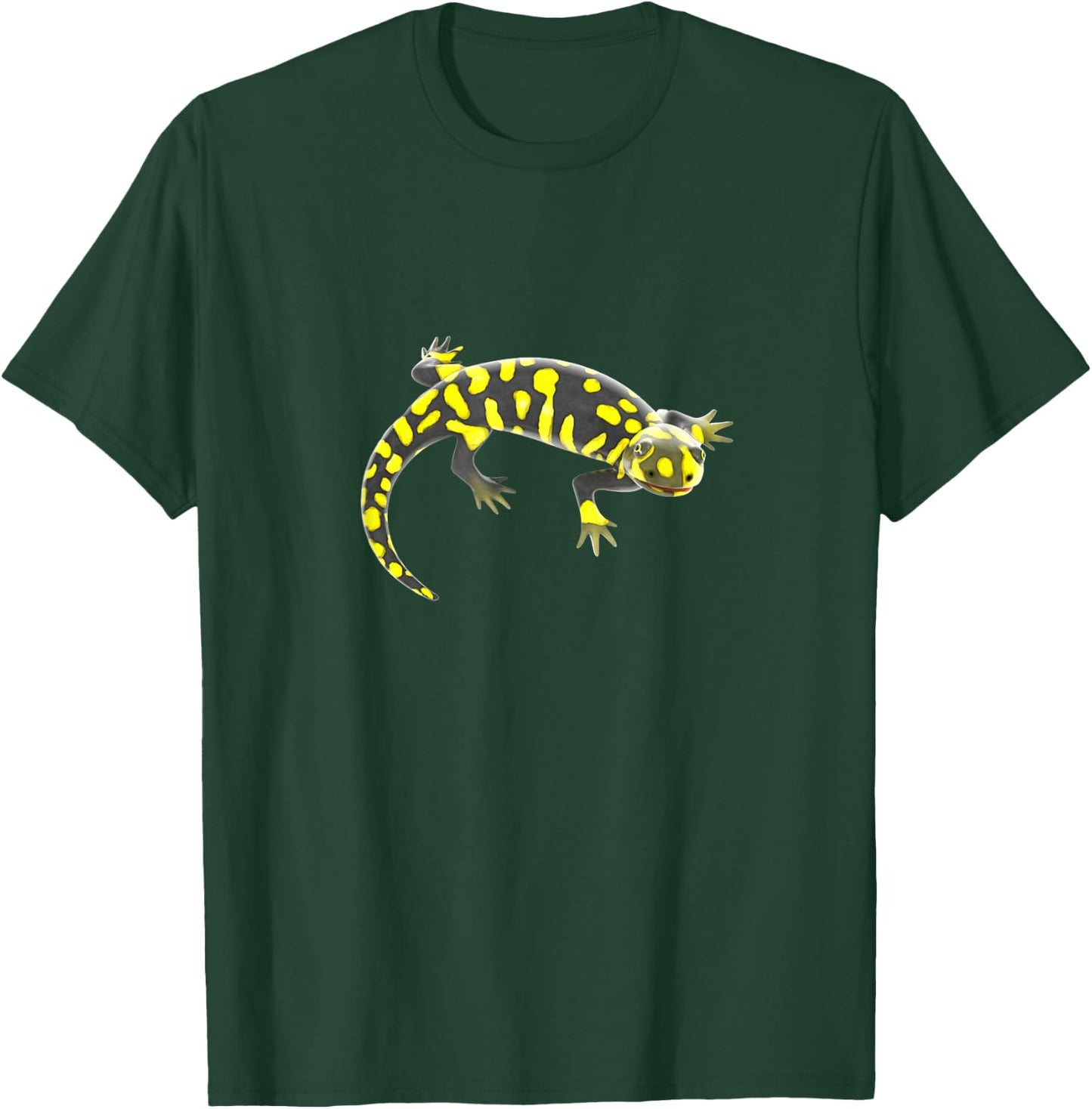 Tiger Salamander Black and Yellow Men Women Kids T-Shirt - T-Shirt | Forest