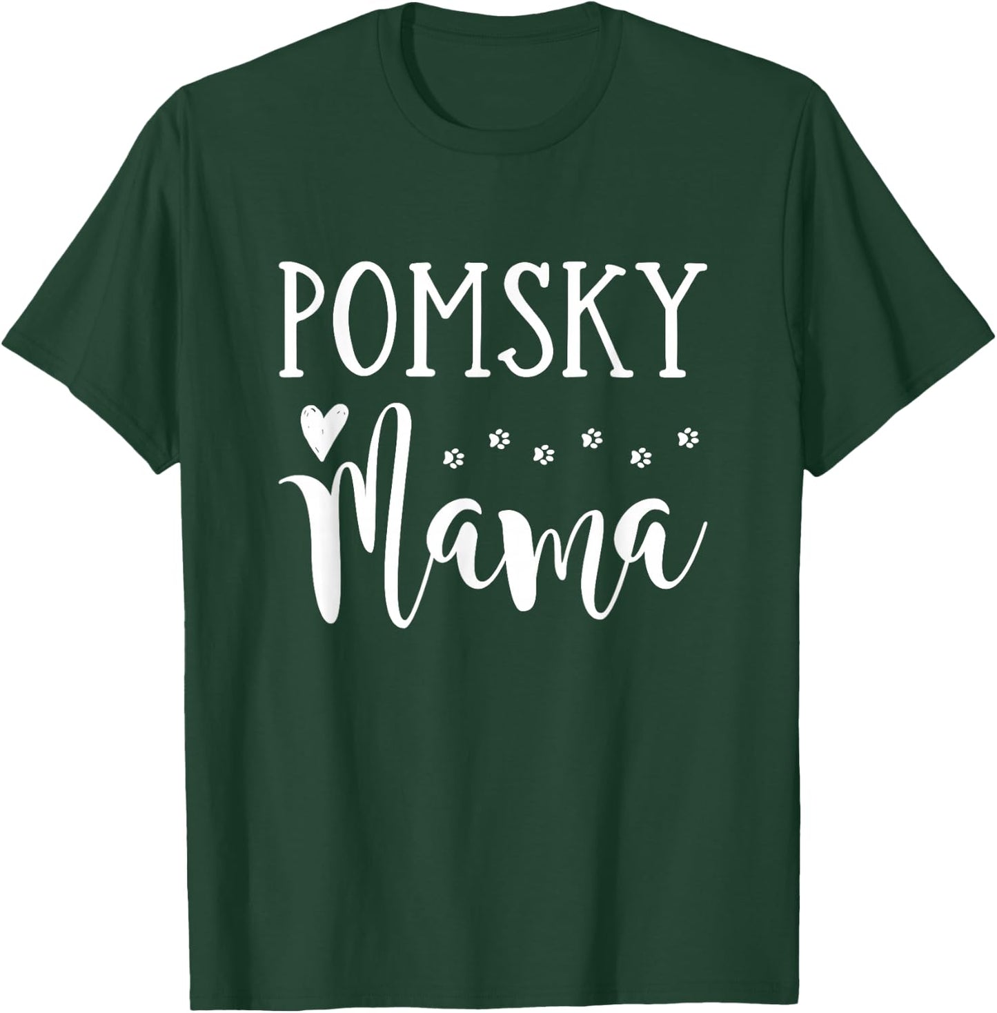 Pomsky Dog Mom - Cute Pomsky Mama T-Shirt - T-Shirt | Forest