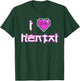 Funny Hentai Anime - Retro I Heart Hentai T-Shirt - T-Shirt | Forest