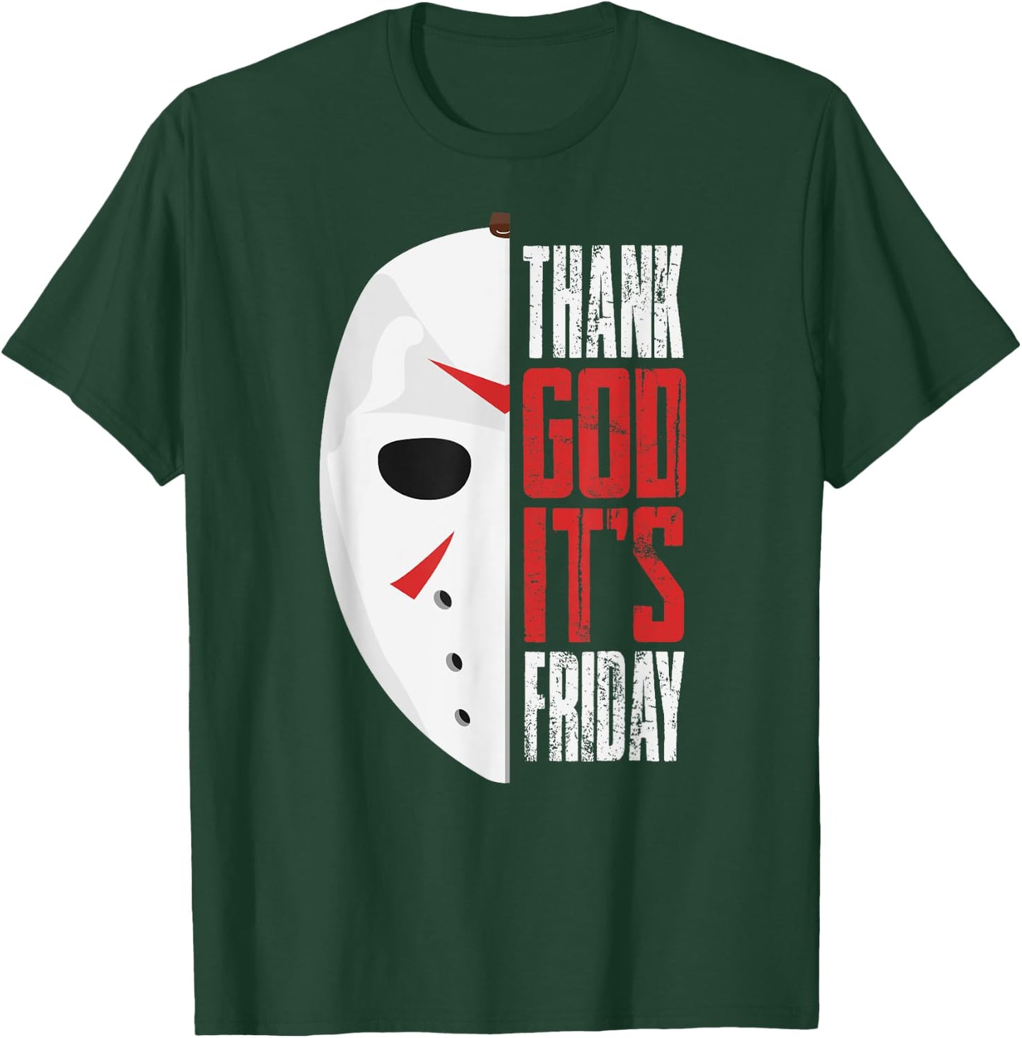 Thank God It's Friday Halloween Horror Scary Movies T-Shirt - T-Shirt | Forest