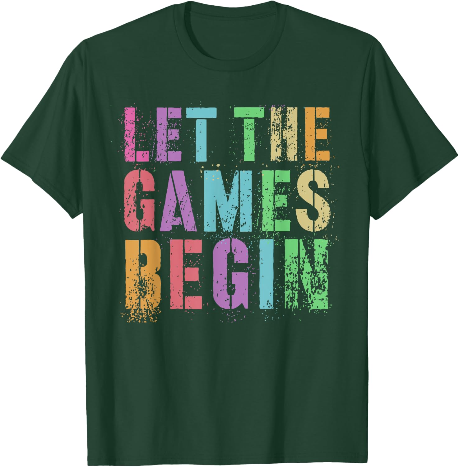 LET THE GAMES BEGIN School's Out Field Day Legend Last Day T-Shirt - T-Shirt | Forest