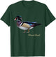 Wood Duck Bird Ornithology T-Shirt - T-Shirt | Forest