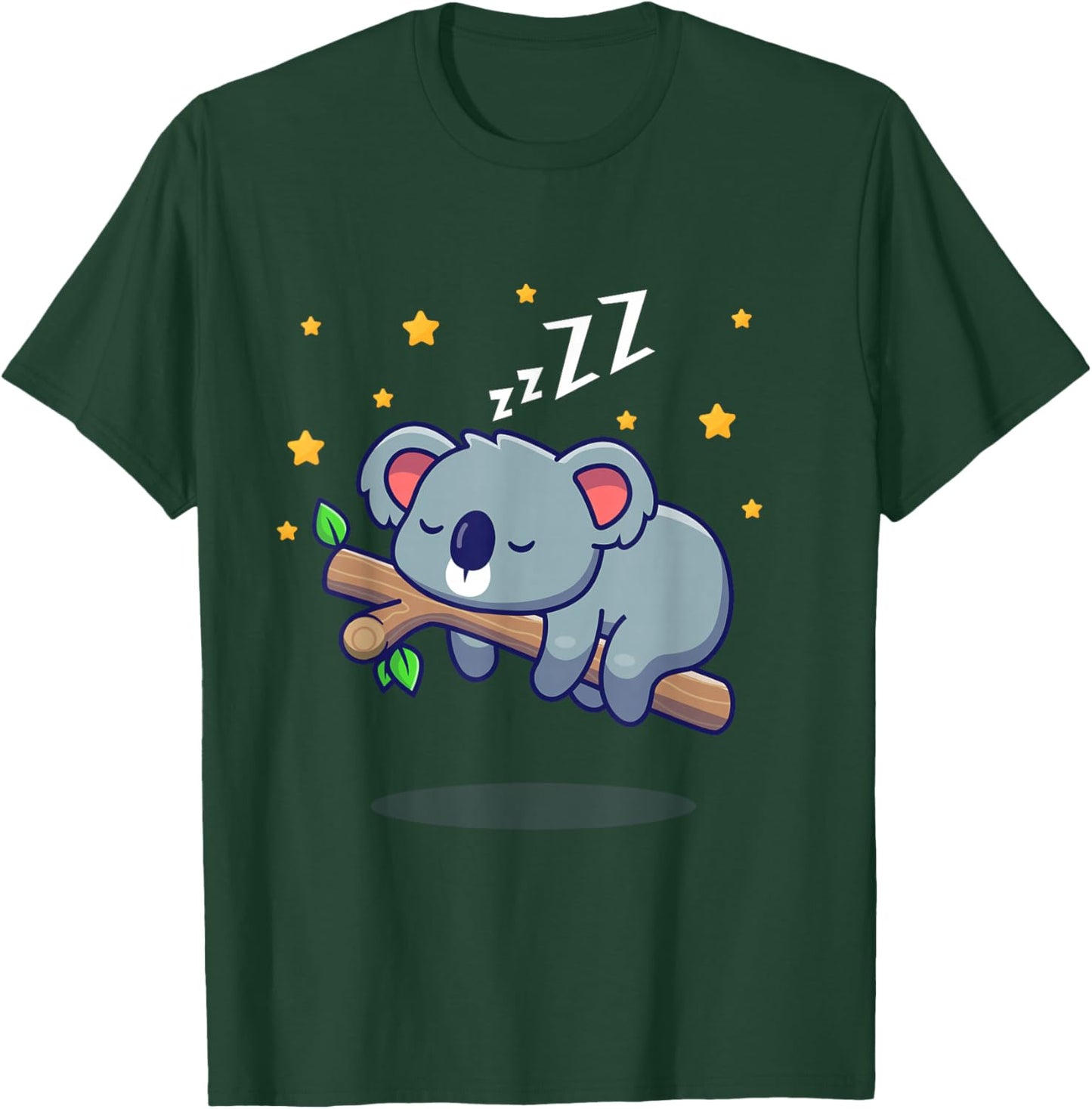 Sleepy Koala Sleeping T-Shirt - T-Shirt | Forest