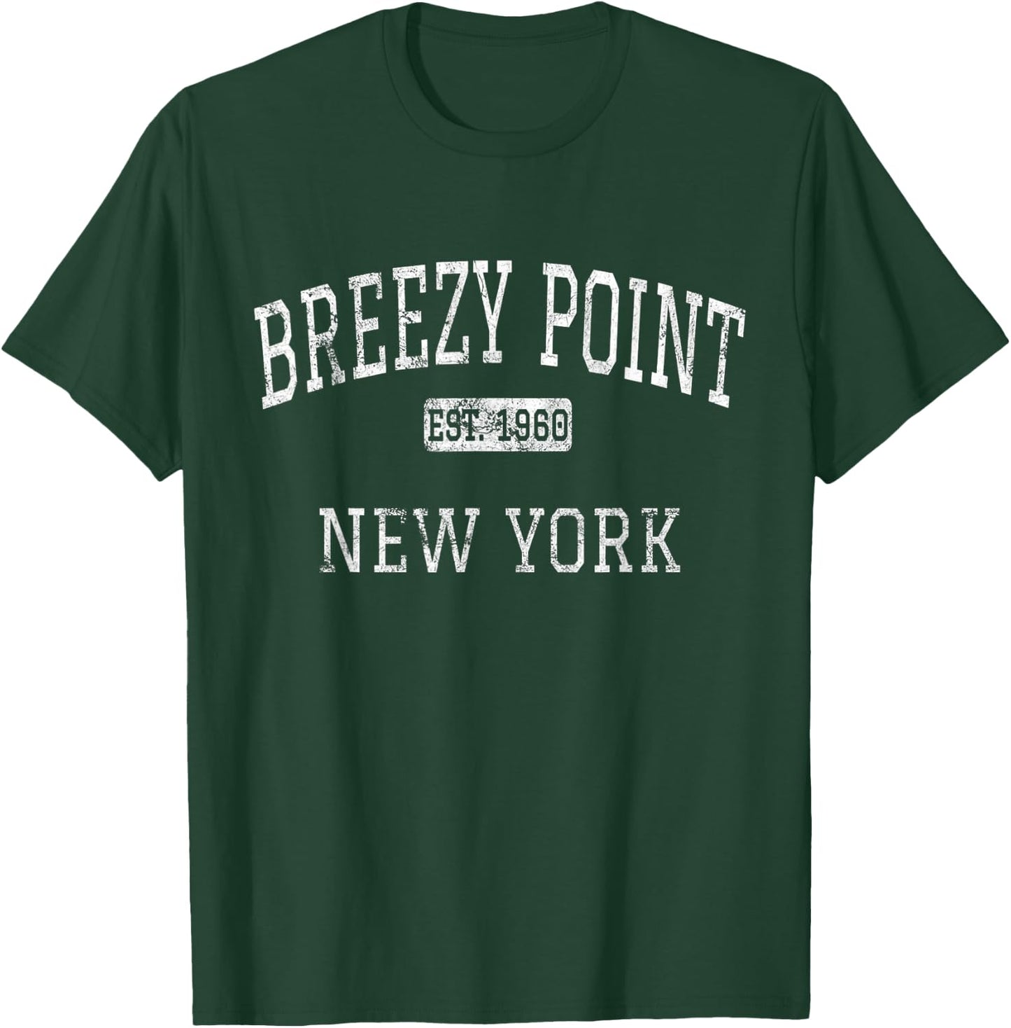 Breezy Point New York Queens NY Vintage T-Shirt - T-Shirt | Forest