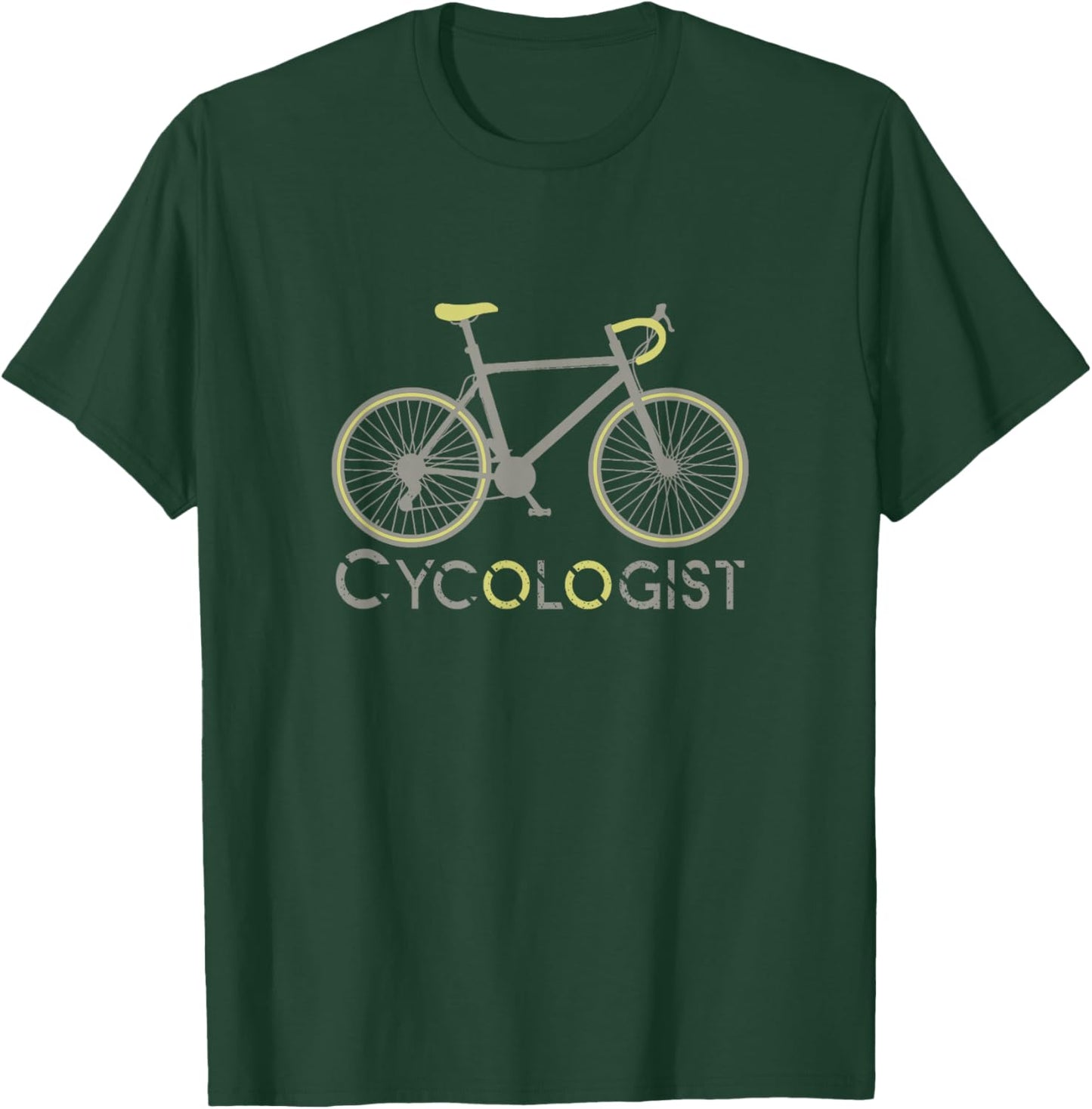 Gifts for cyclists and cyclists Funny MTB Cycling Bike Cycology - -Adults, -Kids - Black - Short Sleeve - Small - Classic Fit - Cotton - Cycling - Birthday T-Shirt - T-Shirt | Forest