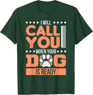 Dog Groomer Pet Grooming Gift T-Shirt - T-Shirt | Forest