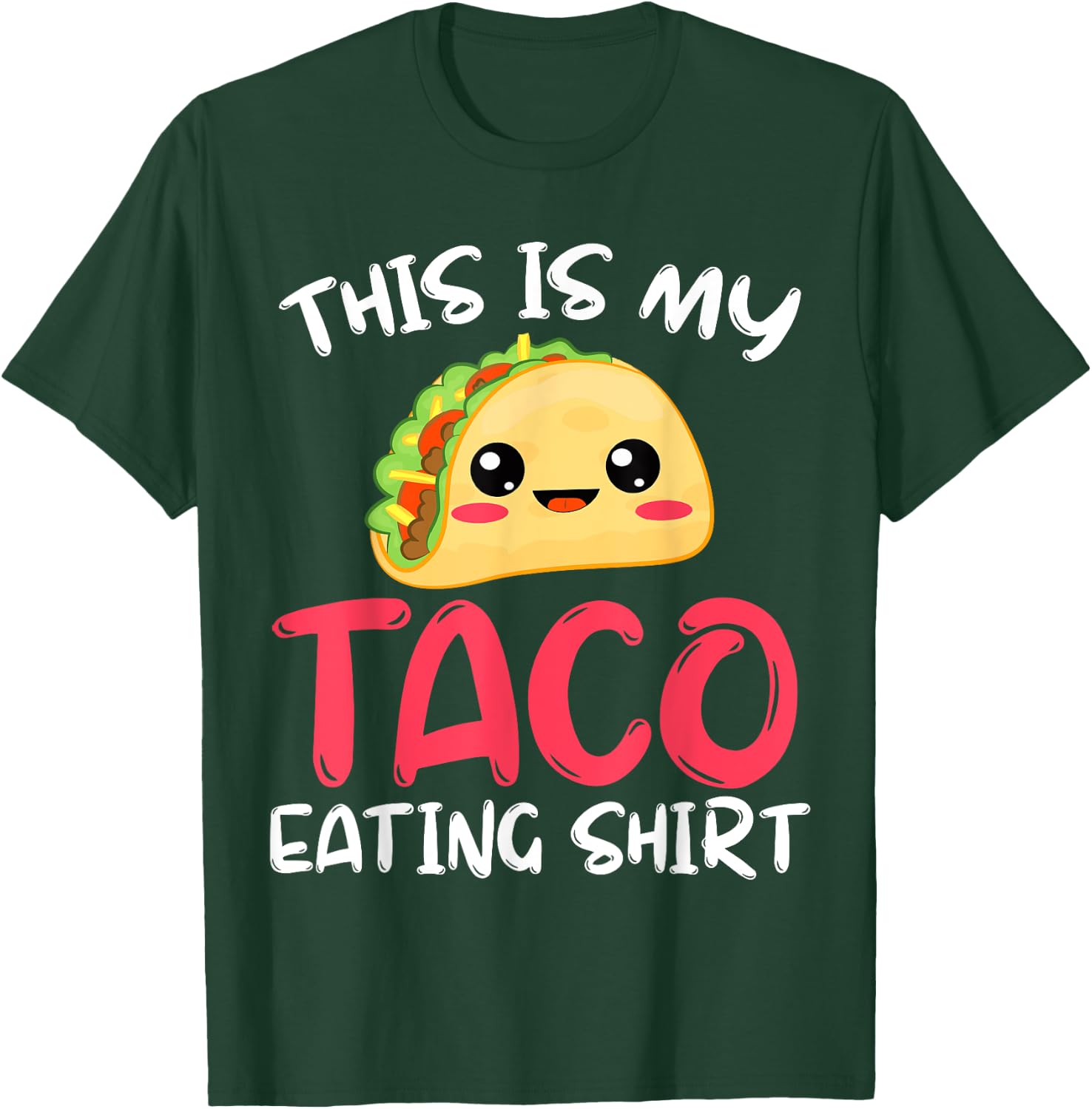 This Is My Taco Eating Shirt Foodie Italian Food Halloween T-Shirt - T-Shirt | Forest