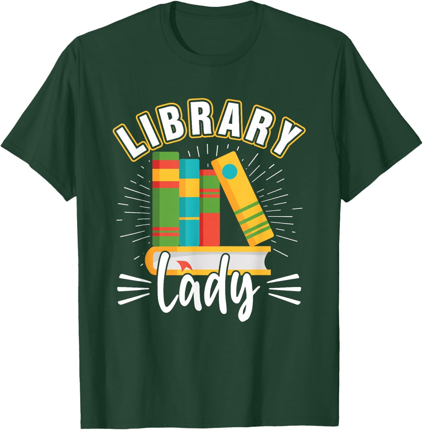 Library Lady I Librarian T-Shirt - T-Shirt | Forest