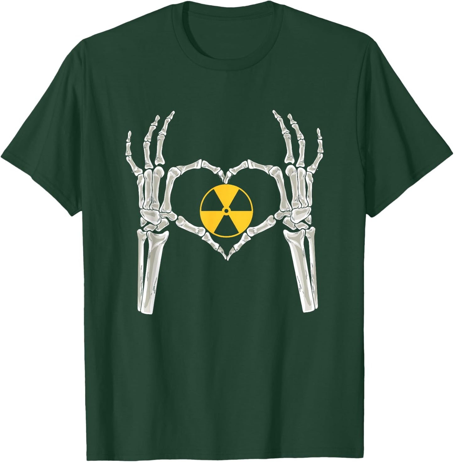 Rad Tech X Ray Skeleton Radiology Technican Shirt & Gift T-Shirt - T-Shirt | Forest