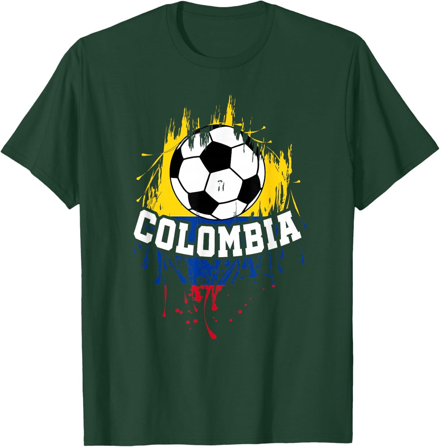 Colombia Soccer Colombian Football Colombiano Futbol T-Shirt - T-Shirt | Forest
