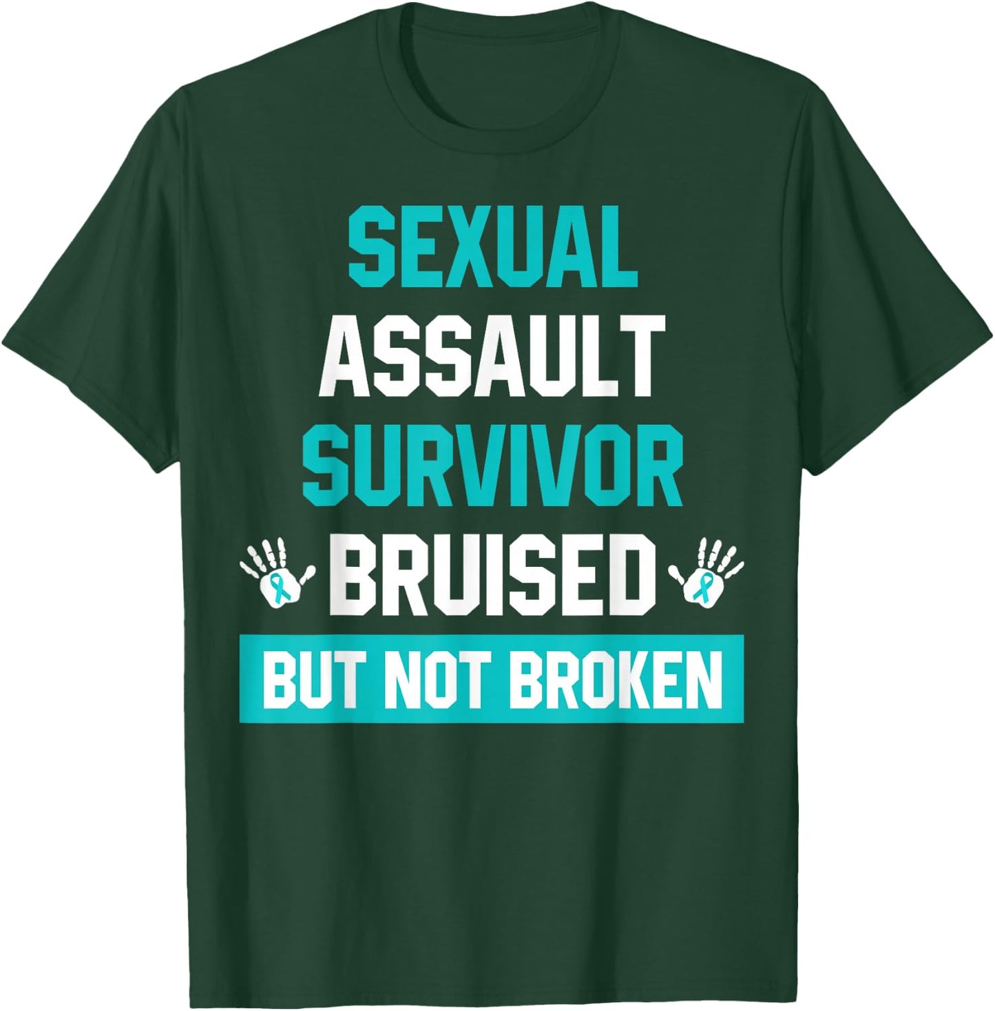 Sexual Assault Survivor Sexual Assault Awareness Month T-Shirt - T-Shirt | Forest
