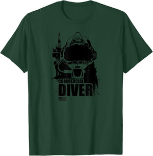 US Commercial Diver T-Shirt - T-Shirt | Forest